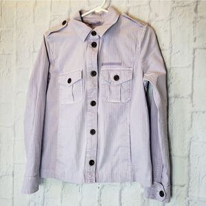 GAP Lavender Pastel Jean-Style Jacket Small